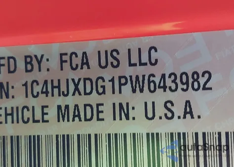 2023 Jeep Wrangler 4-Door High Tide 4X4 из США, поврежденный, VIN 1C4HJXDG1PW643982